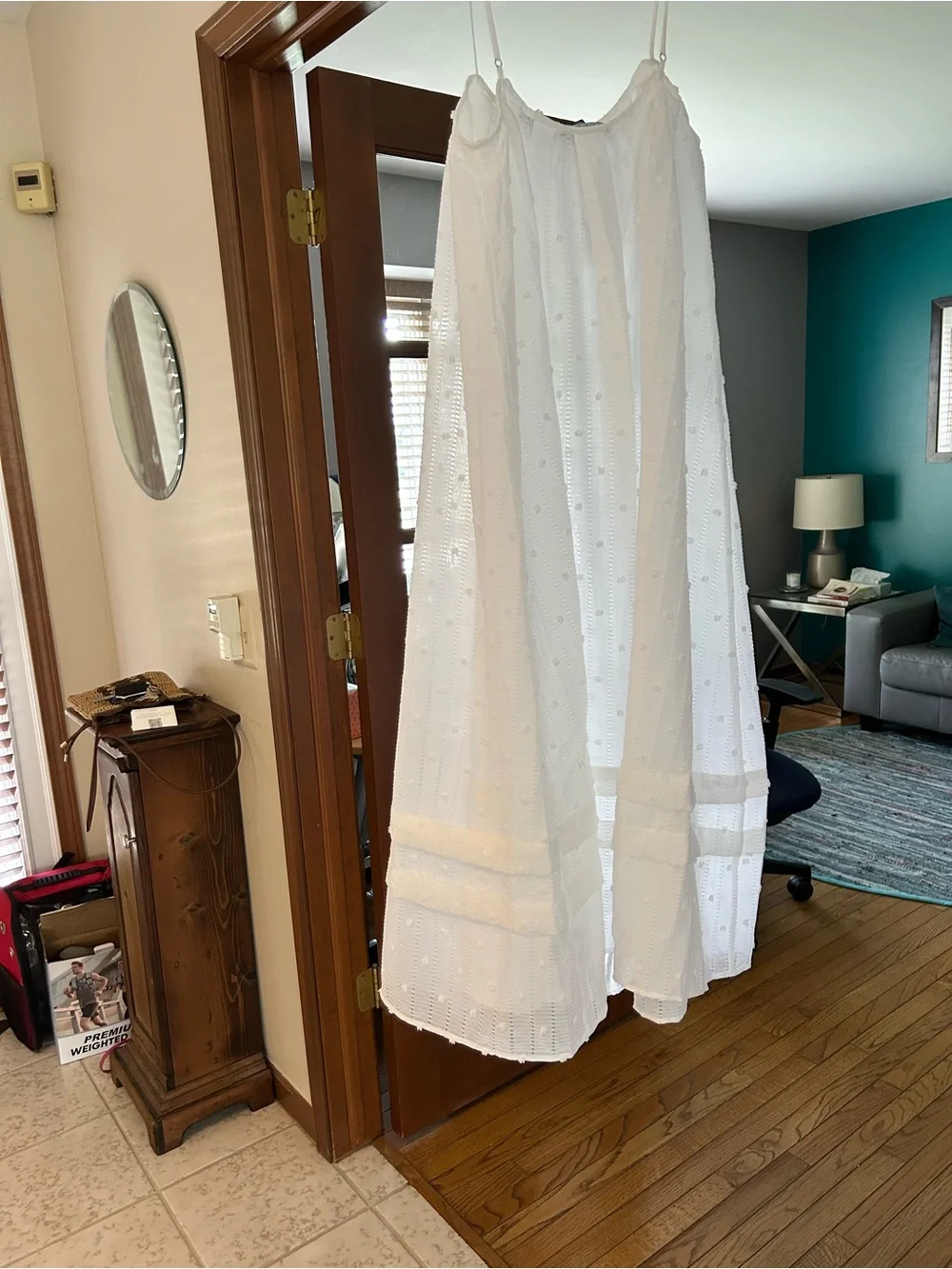 Women’s White Eyelet Beach Sundress